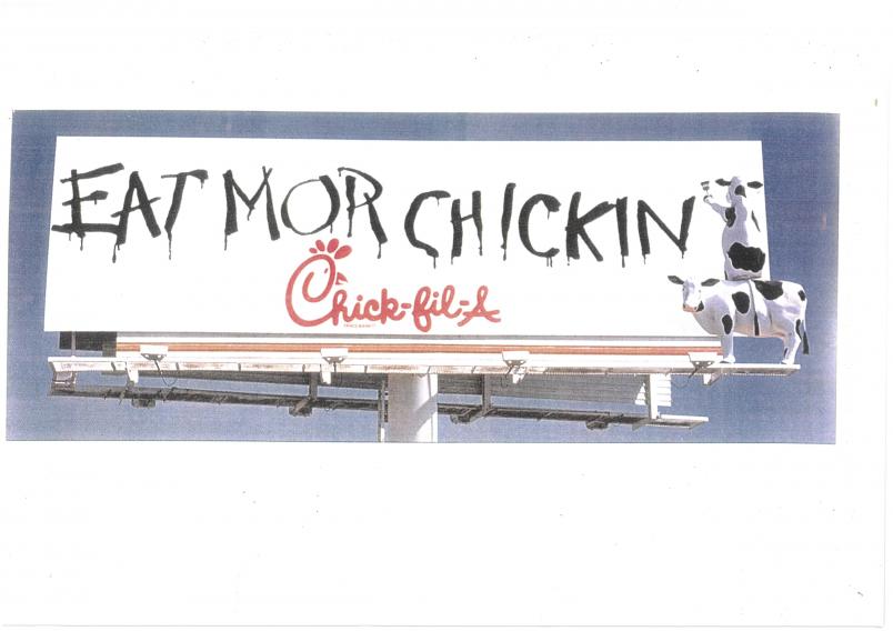 Chick-fil-A advert