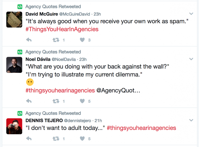 Agency Quotes Twitter