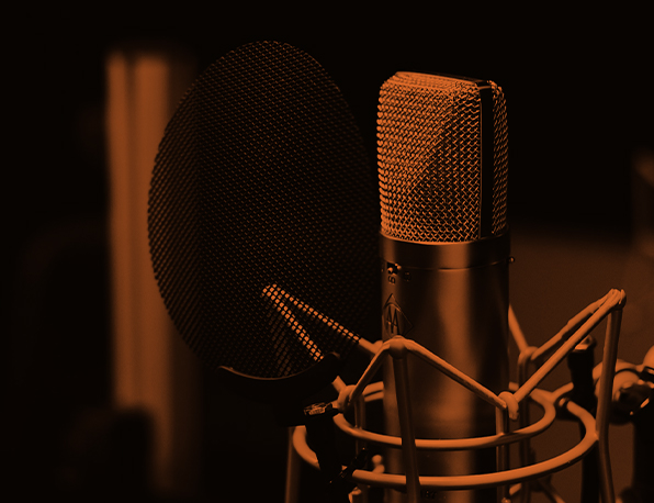 Podcasting microphone